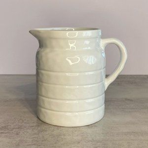 White Ceramic Pitcher
